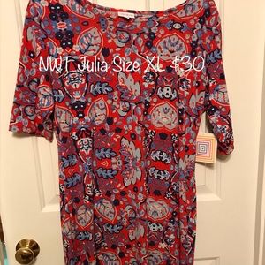 NWT Lularoe Julia Dress Size XL